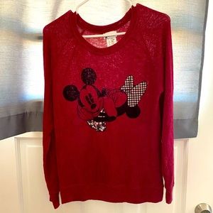 Disney Parks Authentic Mickey and Minnie sweater